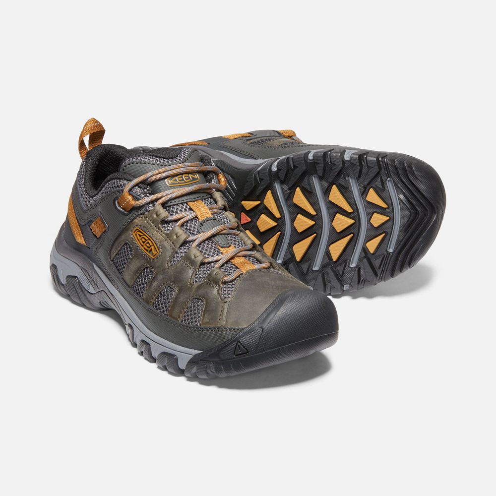 Keen Wandelschoenen Heren Zwart Bruin - Targhee Vent - 48976-ZYKV